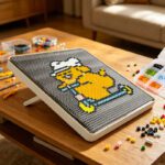 78*78 Perler Beads Tool Smart LED Display Screen 100% Image Recognition Rate LED Panel Phone APP Recognise Full Color Picture Pegboard