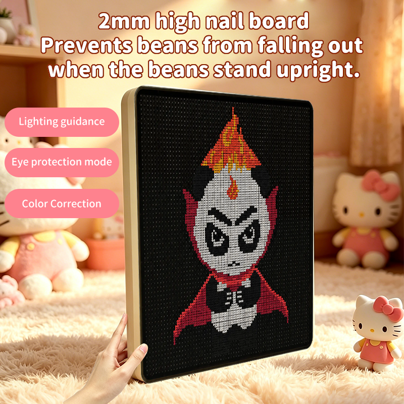 104*104 Factory Smart LED Control Card Board for Perler Bears DIY Creation, Full Color Screen Bluetooth APP Lighting LED Screen Panel