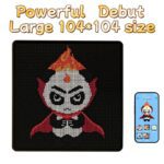 104*104 Factory Smart LED Control Card Board for Perler Bears DIY Creation, Full Color Screen Bluetooth APP Lighting LED Screen Panel